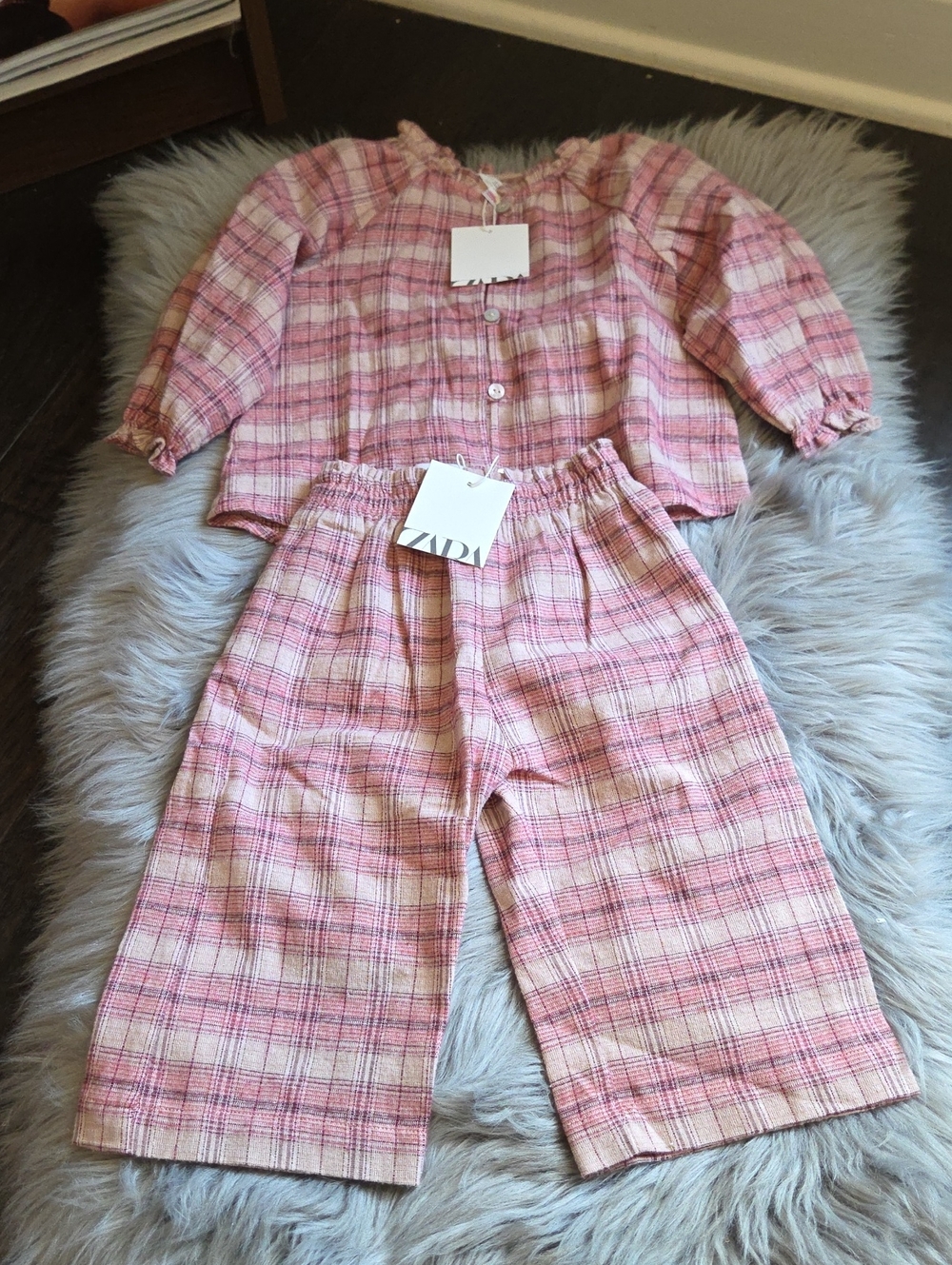 Nwt! Zara Kids Toddler Girl Outfit Set Size 1 1/2 Y